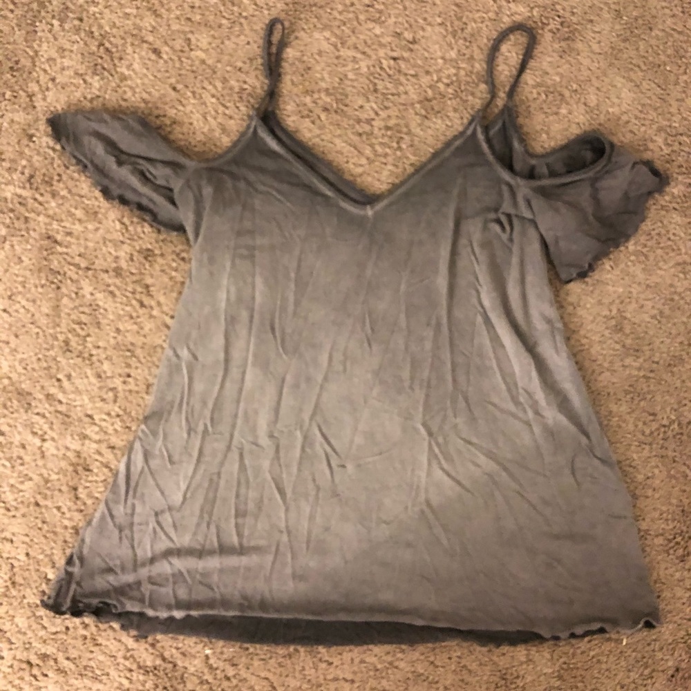 American Eagle Lettuce Edge Tank Top